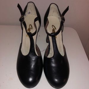Capezio black character heels 3” Brand New!!